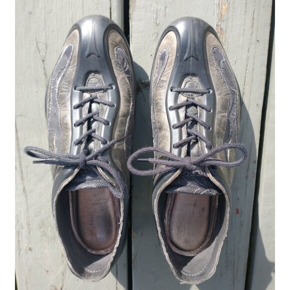 90s-style ECCO shoes, metallic finish, size 36 - Picture 2 of 8